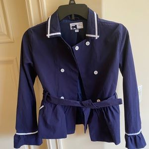 Janie and Jack girls jacket navy blue